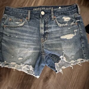 AE tomgirl midi jean short sz 8